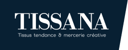 Logo TISSANA, Tissus tendance et Mercerie créative